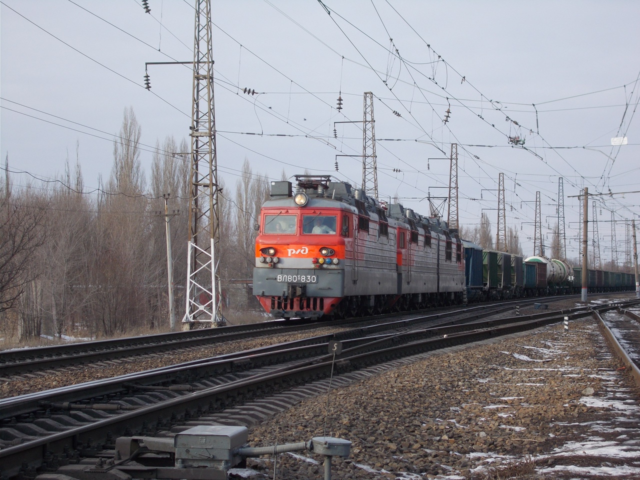 Северо-Кавказская железная дорога, № ВЛ80С-830 — 