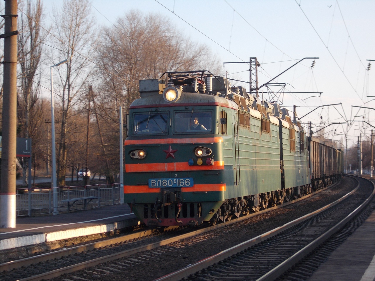 Северо-Кавказская железная дорога, № ВЛ80С-166 — 