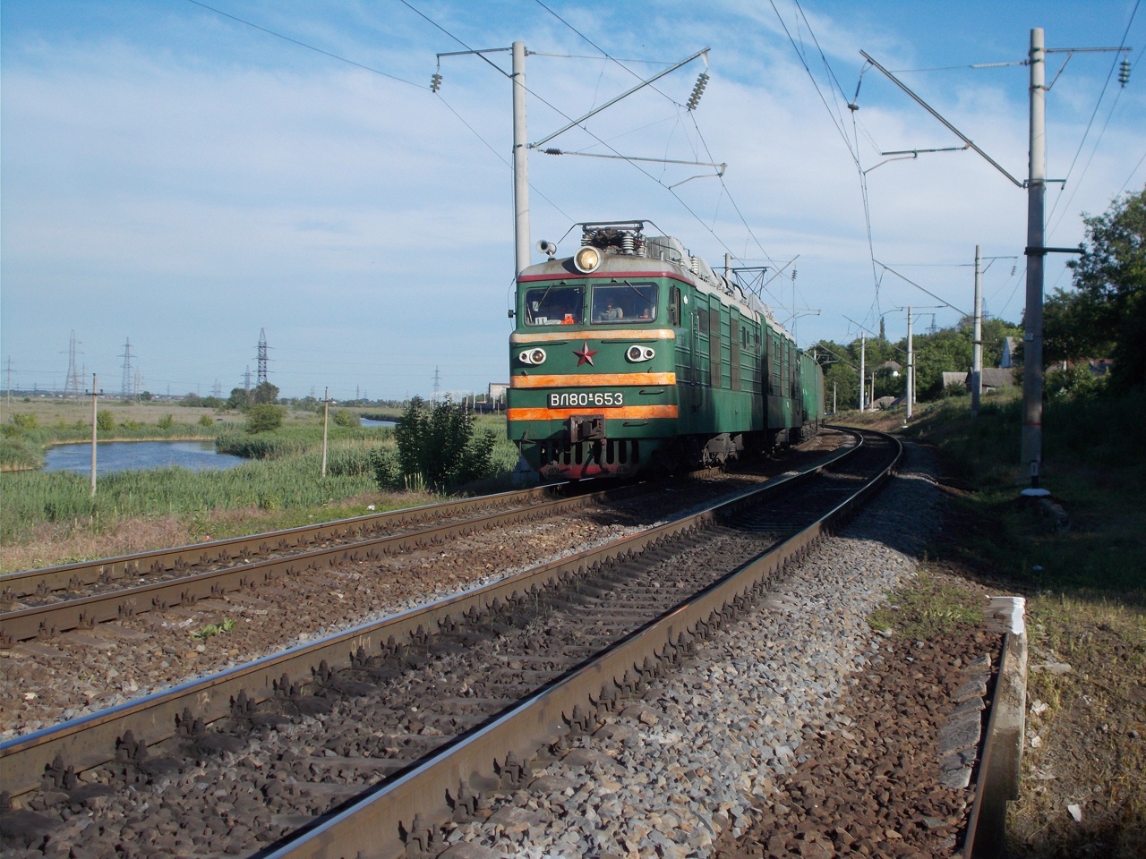 Северо-Кавказская железная дорога, № ВЛ80К-653 — 