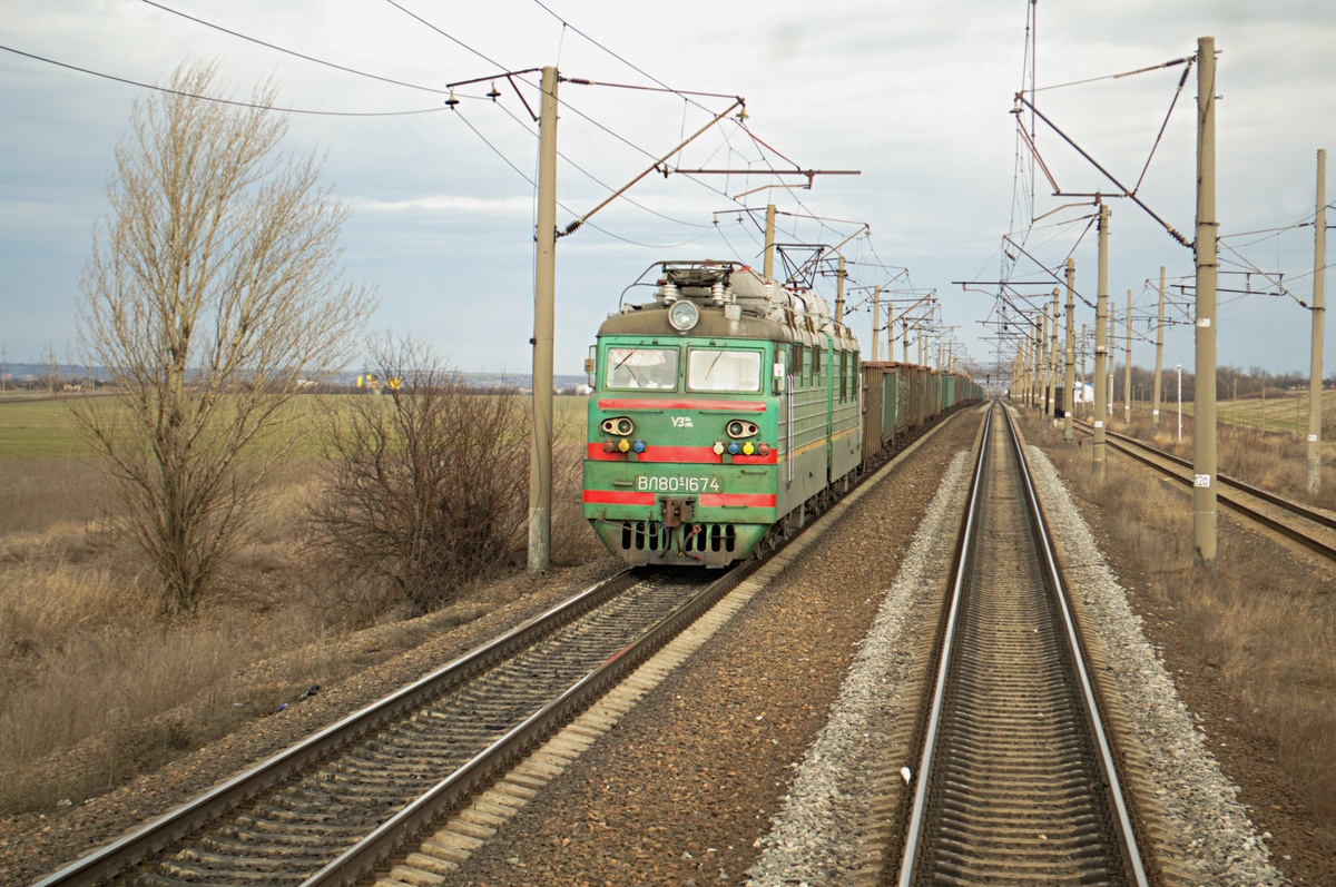 Одесская железная дорога, № ВЛ80С-1674 — 