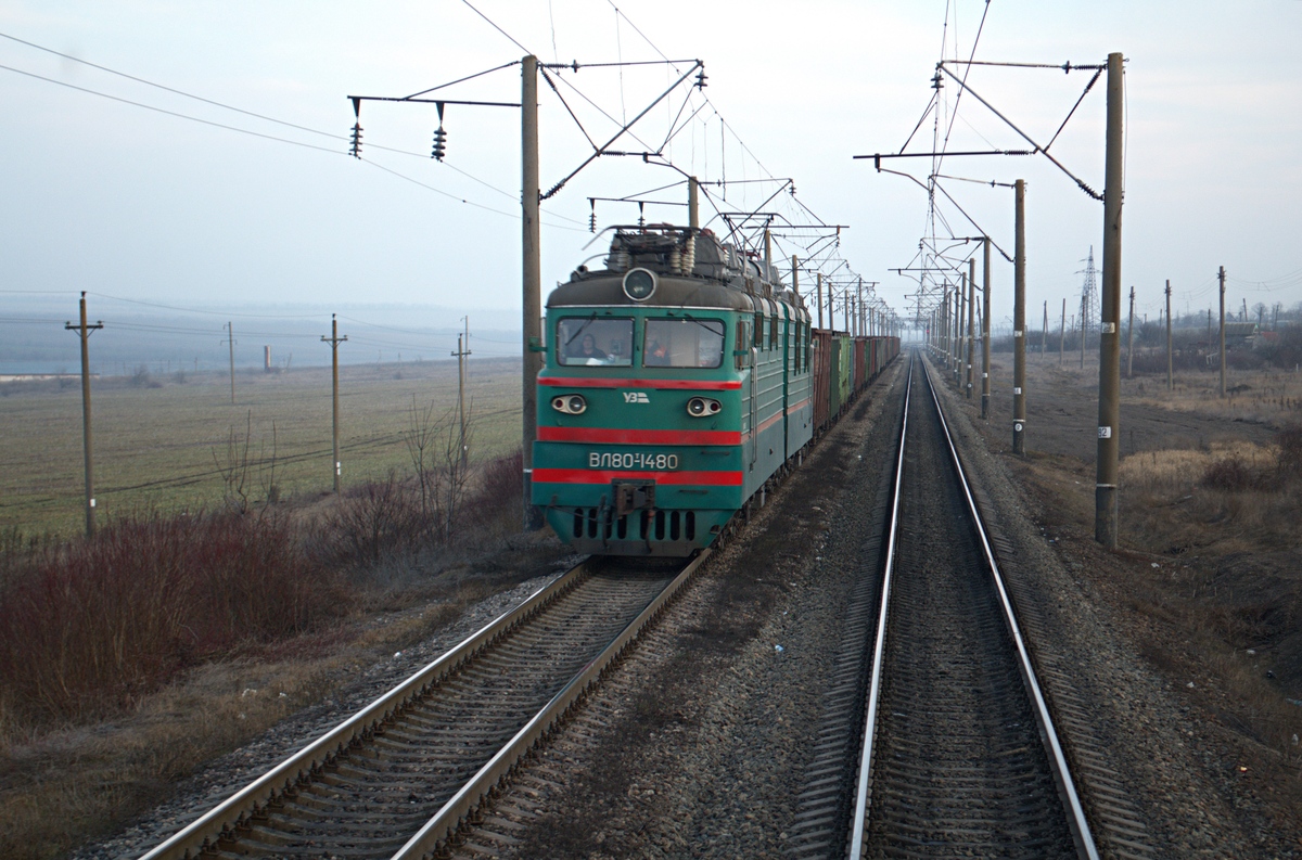 Одесская железная дорога, № ВЛ80Т-1480 — 