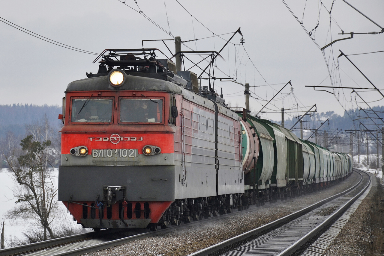 Московская железная дорога, № ВЛ10У-1021 — 