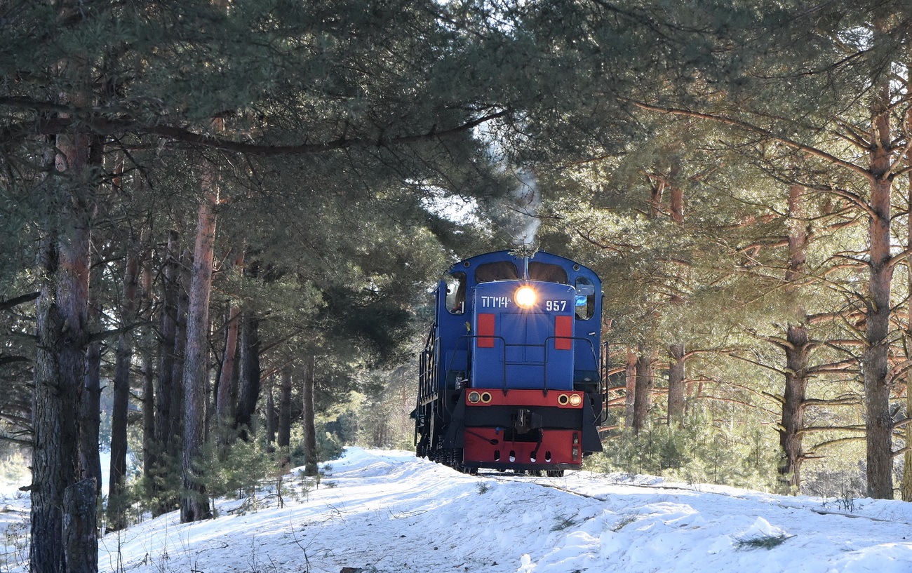 Октябрьская железная дорога, № ТГМ4А-957 — 