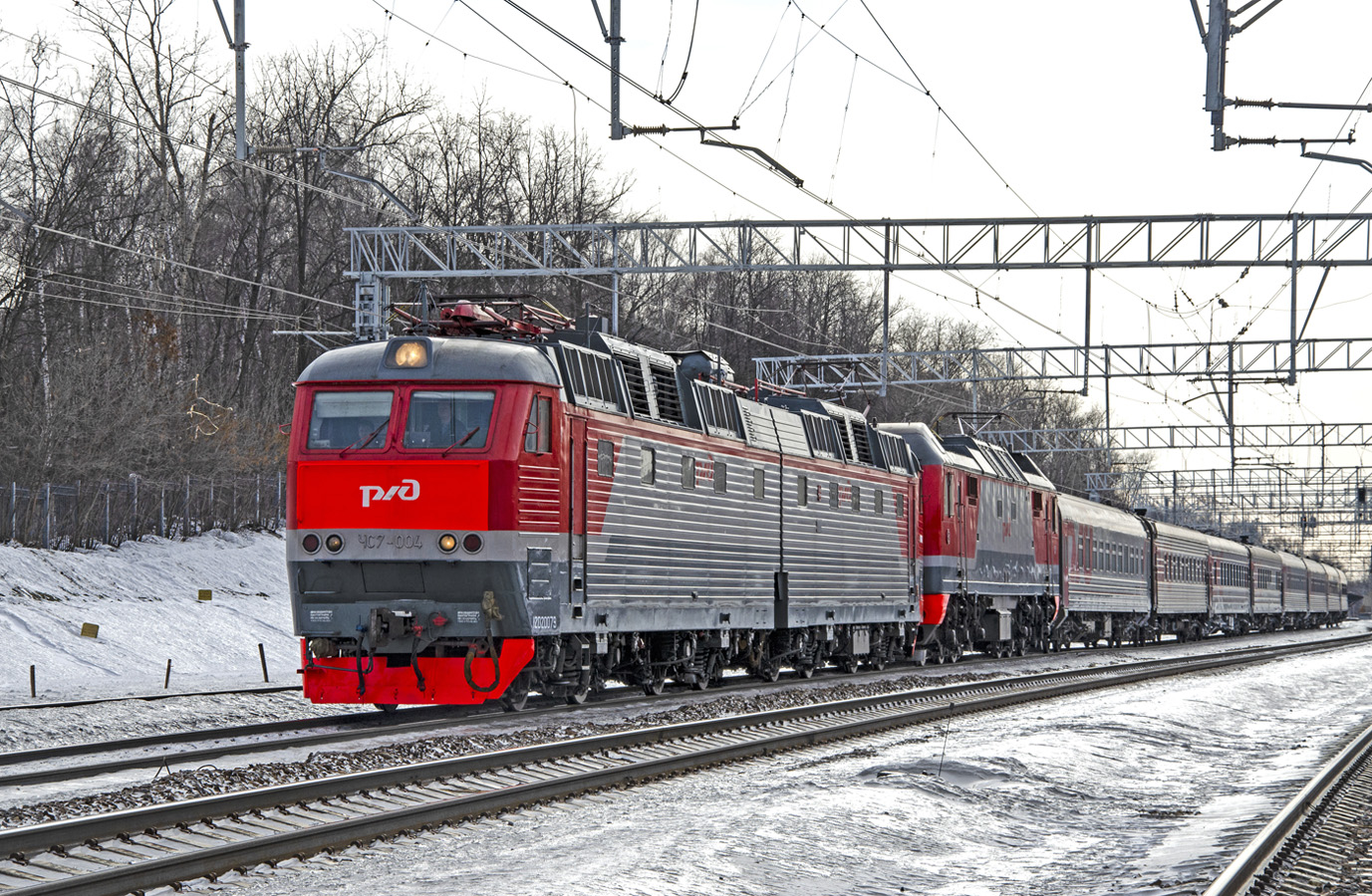 Московская железная дорога, № ЧС7-004 — 