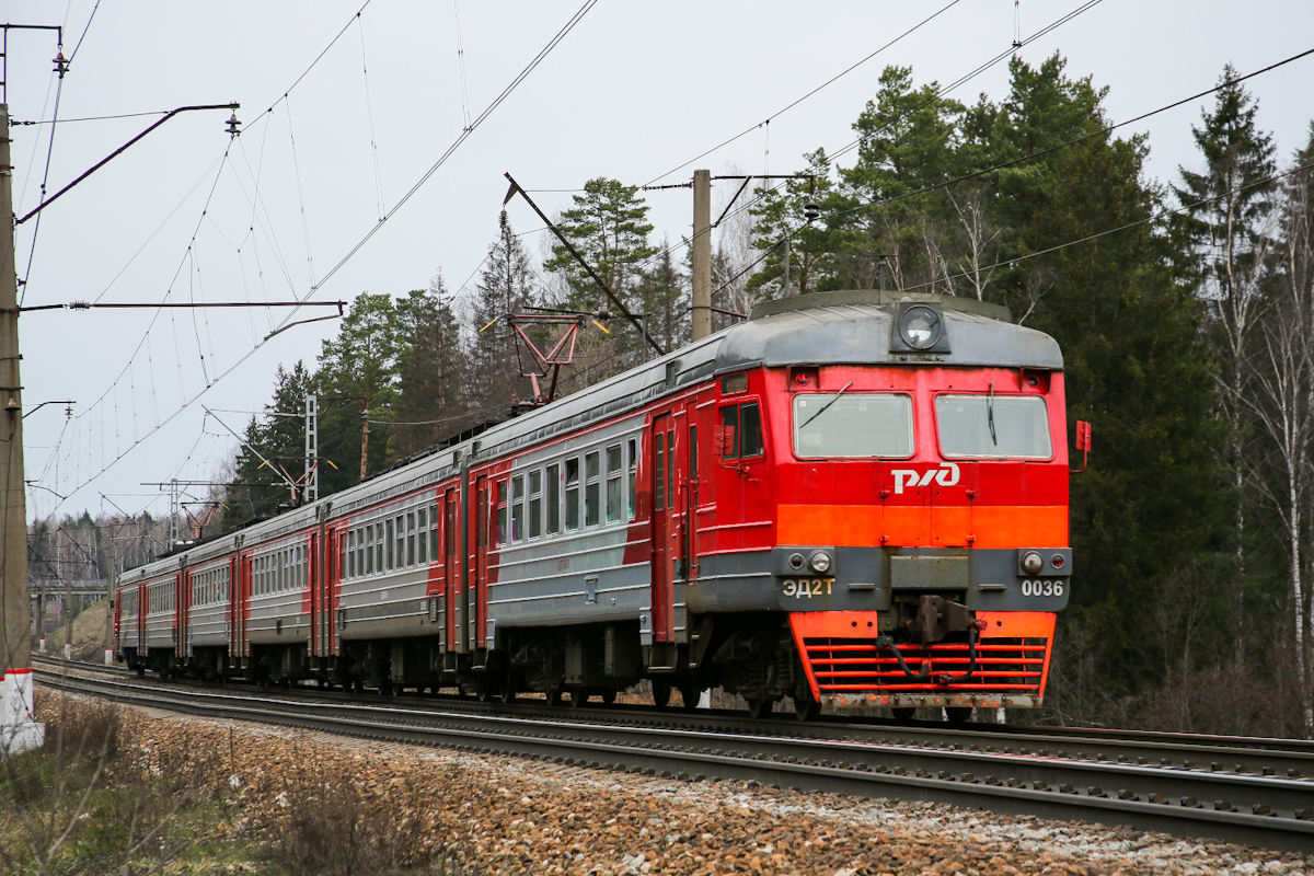 Московская железная дорога, № ЭД2Т-0036 — 