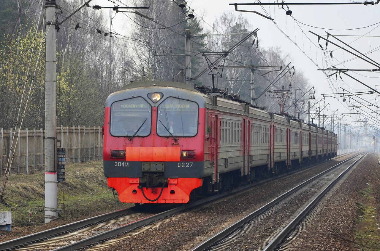 Московская железная дорога, № ЭД4М-0227 — 