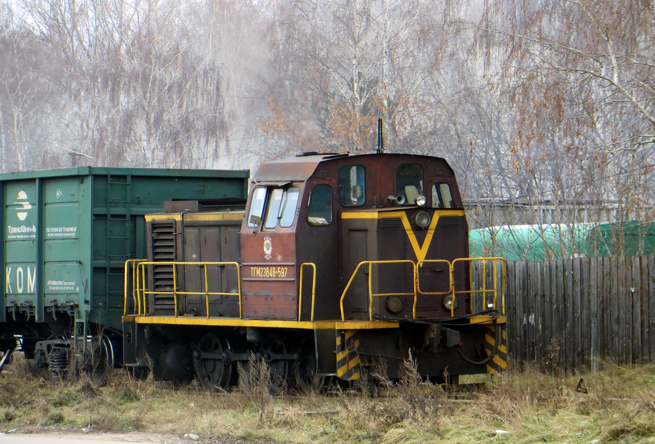 Горьковская железная дорога, № ТГМ23В48-597 — 