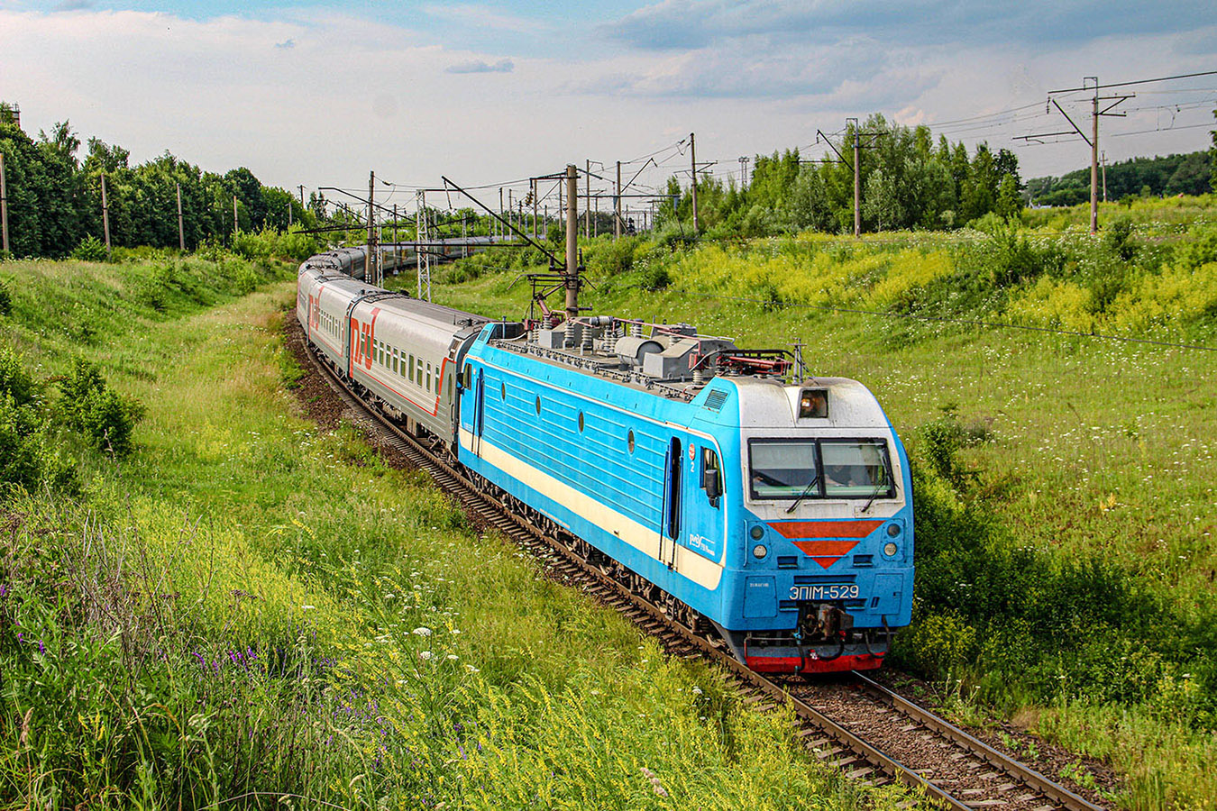 Юго-Восточная железная дорога, № ЭП1М-529 — 